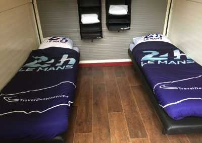 customized sheets at Flexotels Village Le Mans 24h